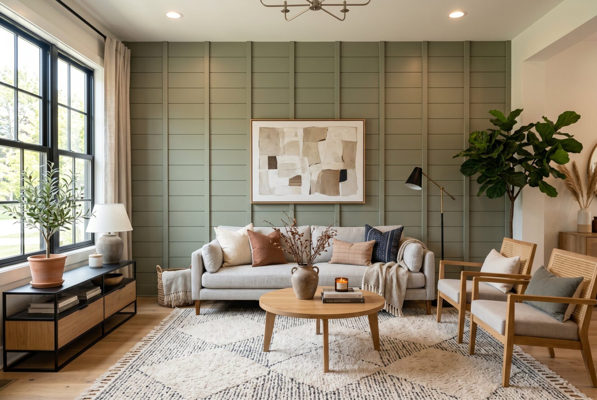 17 Living Room Accent Wall Ideas: Stunning Focal Points to Wow Guests ...
