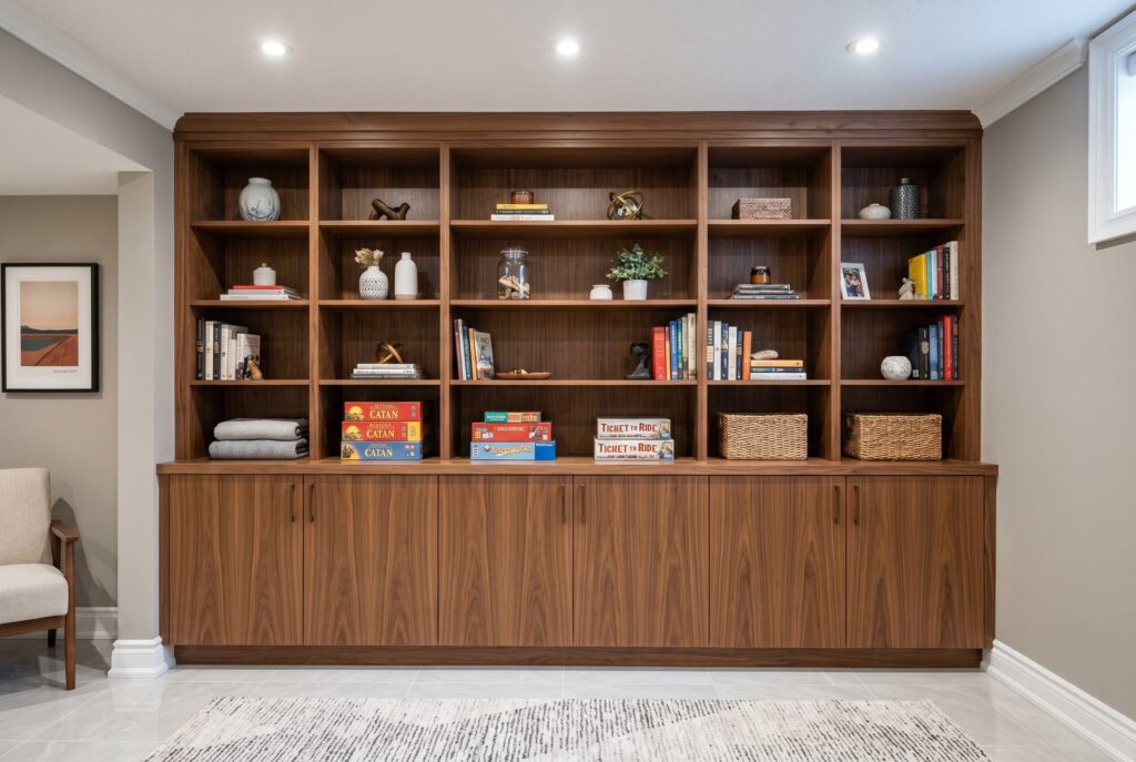 Glass block basement window providing privacy while allowing natural daylight indoors.